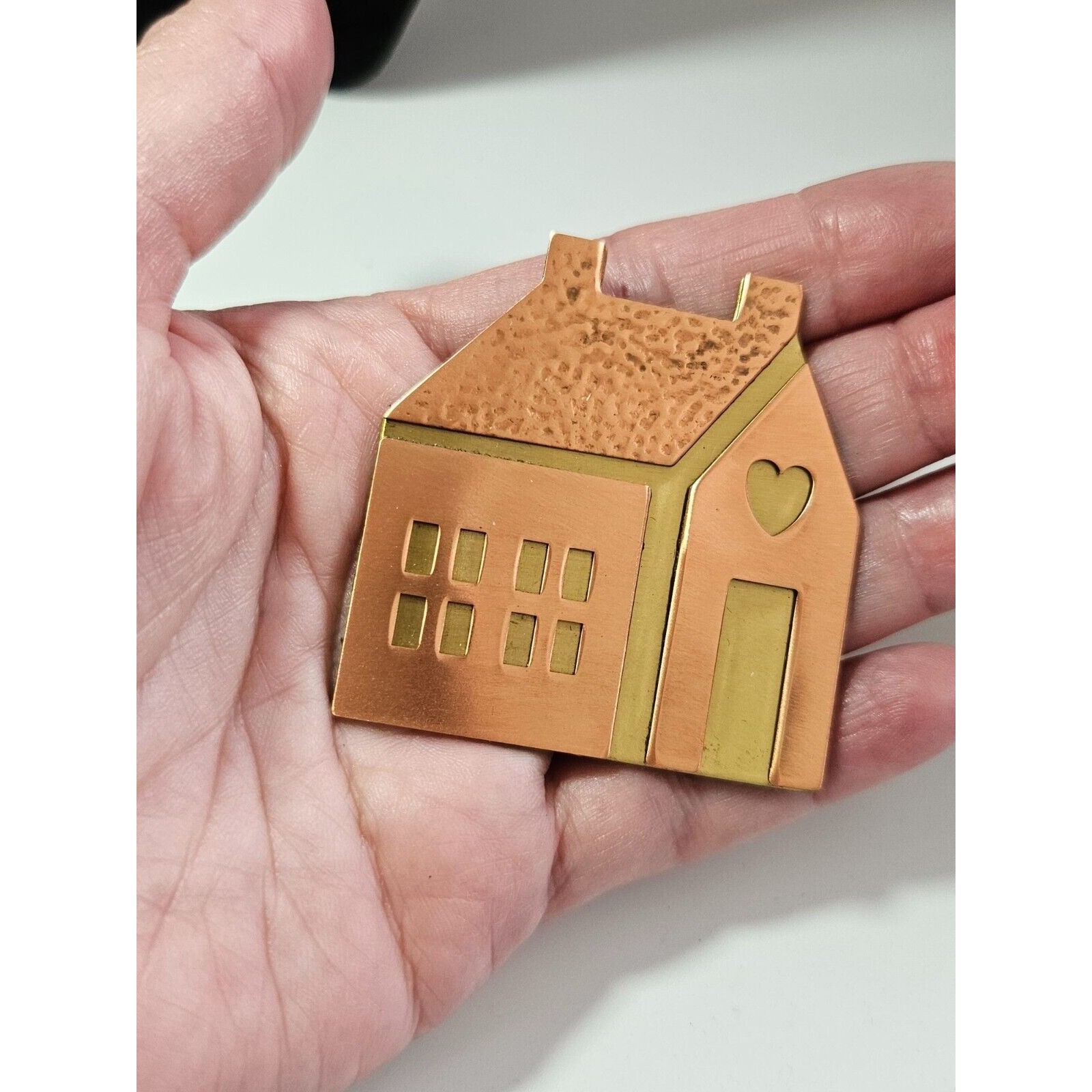 Sale Hallmark Two-Tone House Brooch 16$